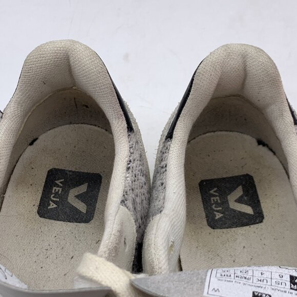VEJA SNEAKERS LOW TOP WOMEN’s EU 37 US 6 METALLIC SILVER CASUALS TENNIS SHOES - Picture 10 of 12